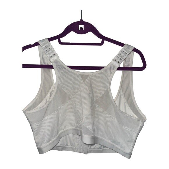 Front Closure Bra 4XL Set Of 2 Wire Free Posture Support Back Shoulder - Picture 14 of 16